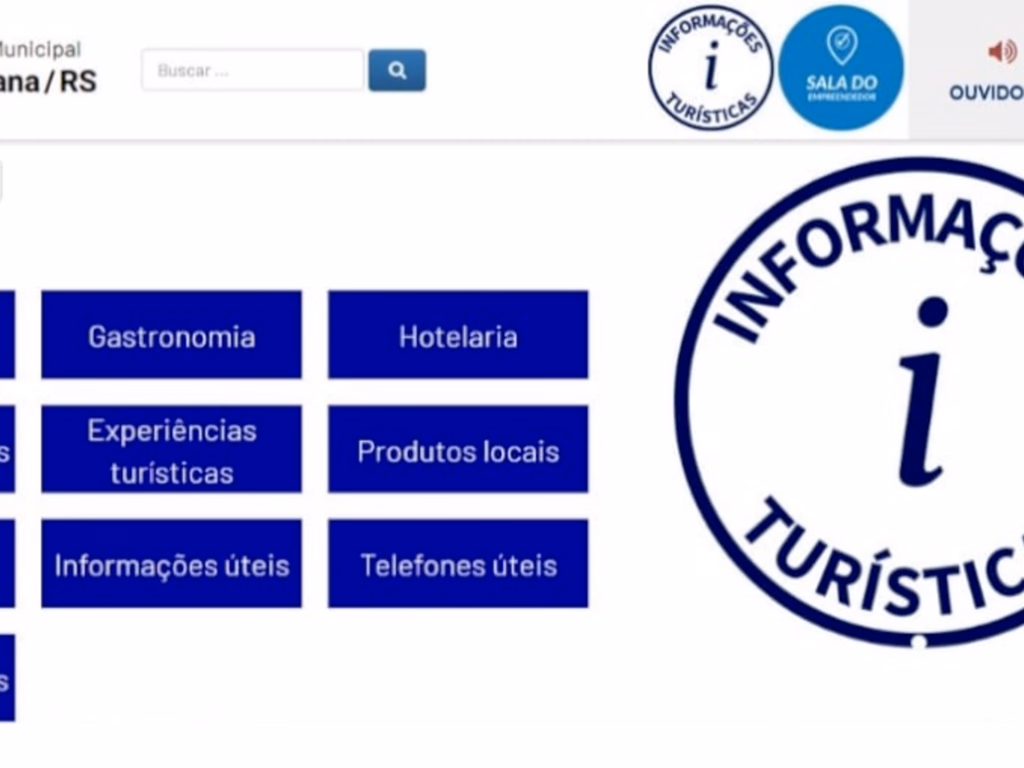 Site da Prefeitura fornece informações turísticas