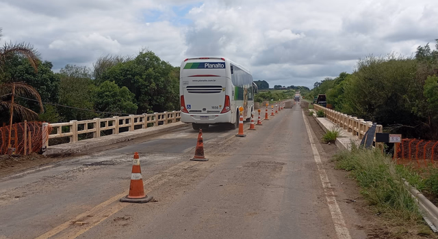 DNIT libera tráfego na ponte sobre o Arroio Piraí, na BR-290