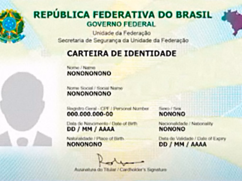 Nova identidade poderá ser emitida a partir de terça-feira