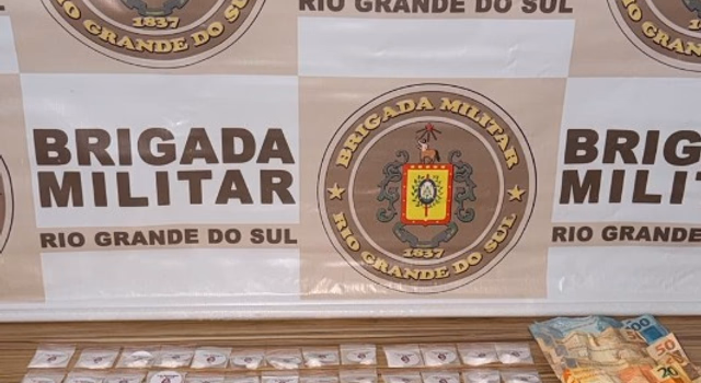 Brigada Militar prende homem por tráfico de drogas