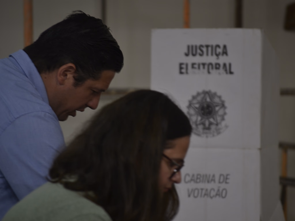 Marcelo Lemos votou na Paróquia Sant’Ana