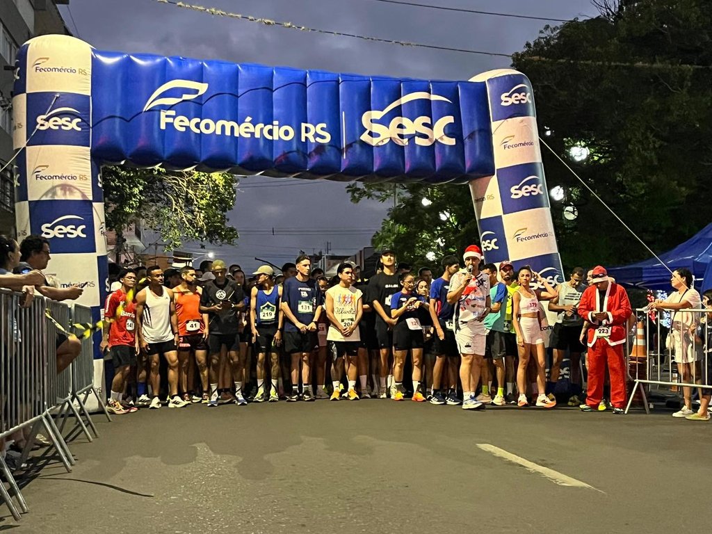Corrida de Natal mobilizou 350 participantes 
