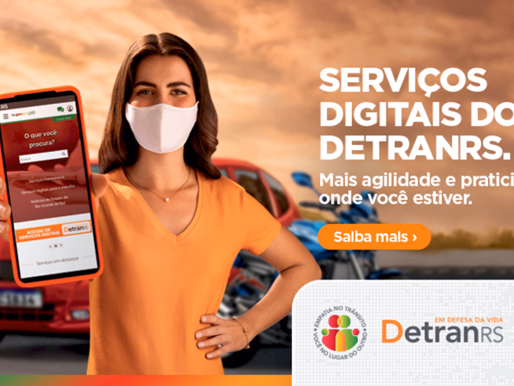 DetranRS apresenta documentos e serviços digitais em nova campanha