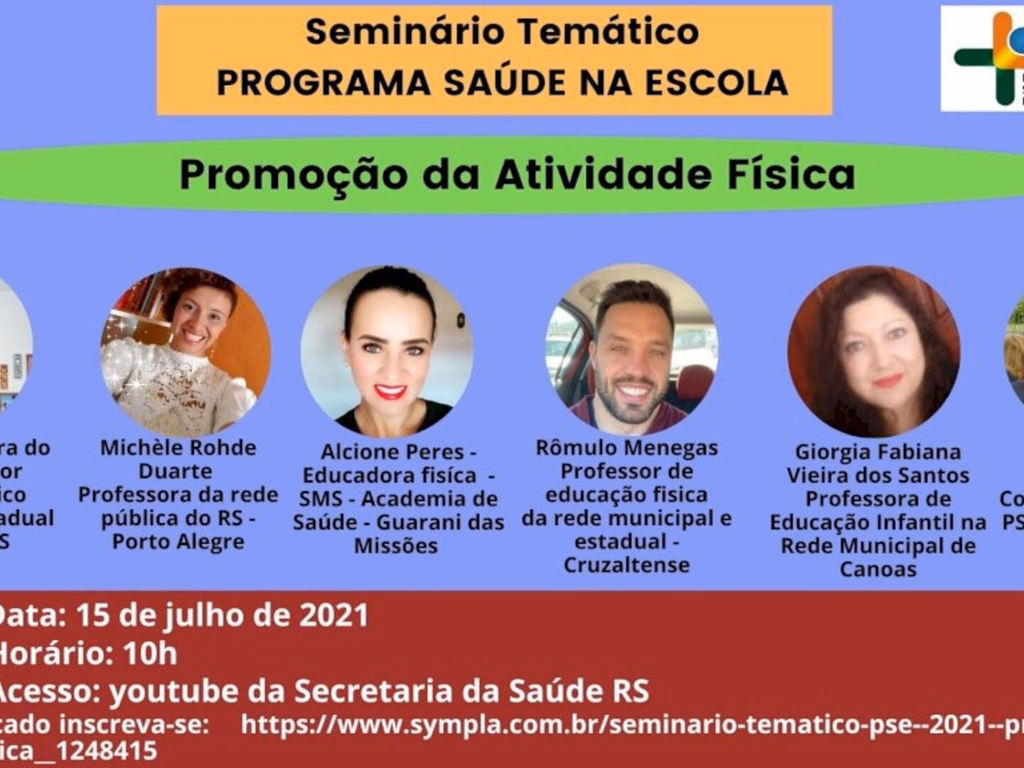Importância da atividade física na pandemia é tema de seminário