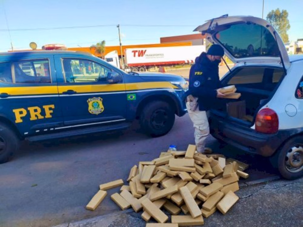 PRF prende uruguaianense por tráfico de drogas