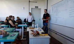 Alunos da Escola Marília participam de atividades no Colégio Agrícola