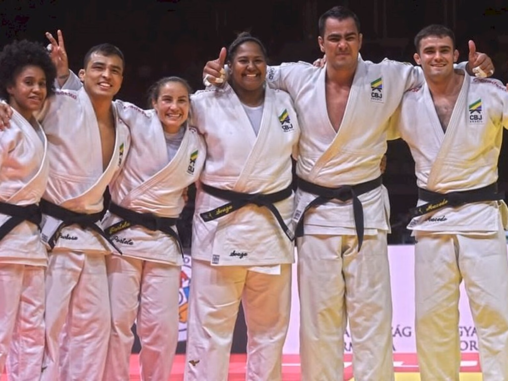 Brasil é bronze por equipes no Mundial de Judô