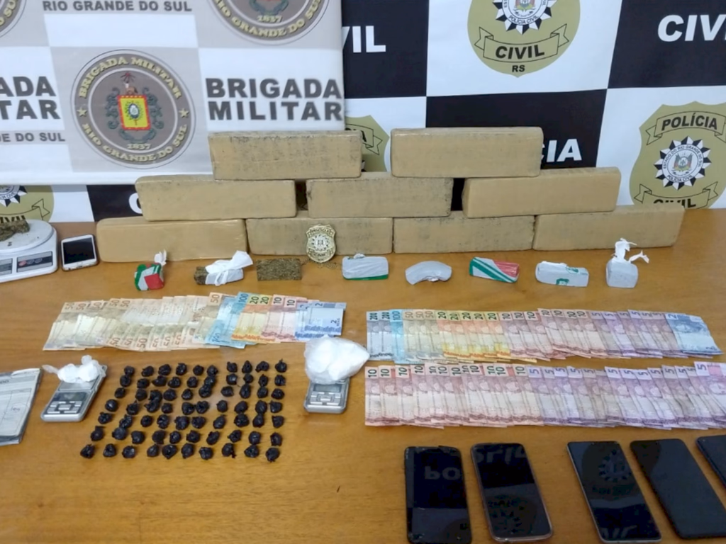 PC apreende mais de 9,5kg de maconha