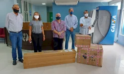 Santa Casa recebe cinco ventiladores de alto fluxo