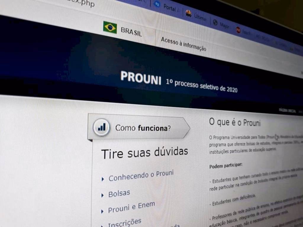 Prouni ofertará 162.022 bolsas para a primeira seleção de 2021
