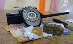 Brigada prende dois por tráfico de drogas
