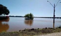 Rio Uruguai está recuando em Uruguaiana