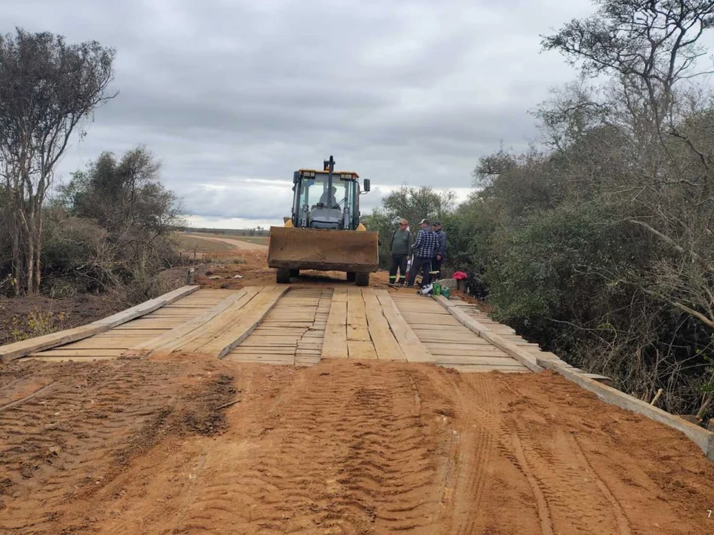 Município recupera ponte na divisa com o Uruguai