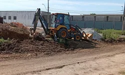 Tempo seco permite avanço de serviços nas vias