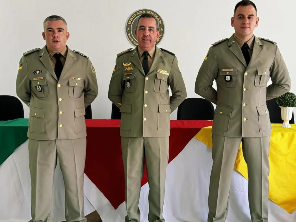 Capitão Pedro Puhl assume comando do esquadrão da Brigada Militar
