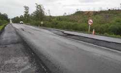 PRF informa bloqueio da pista para veículos pesados na BR 293, Km 151 em Hulha Negra