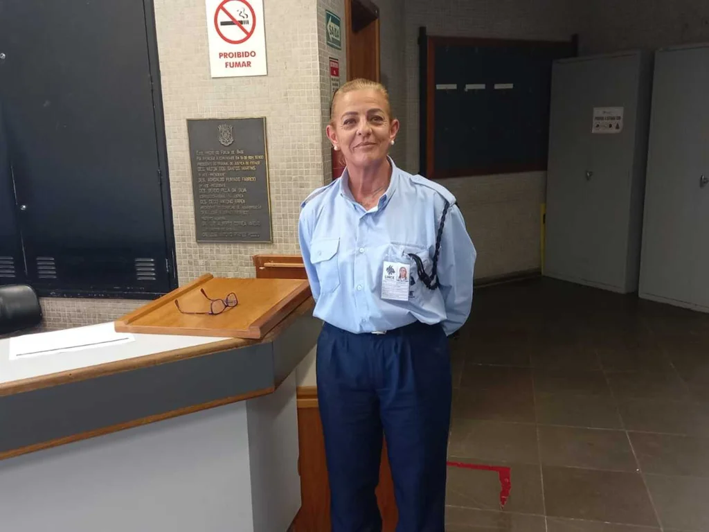 Fórum tem primeira segurança feminina