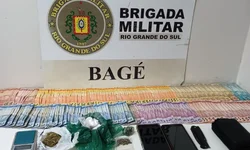Homem é preso com drogas, dinheiro e celulares