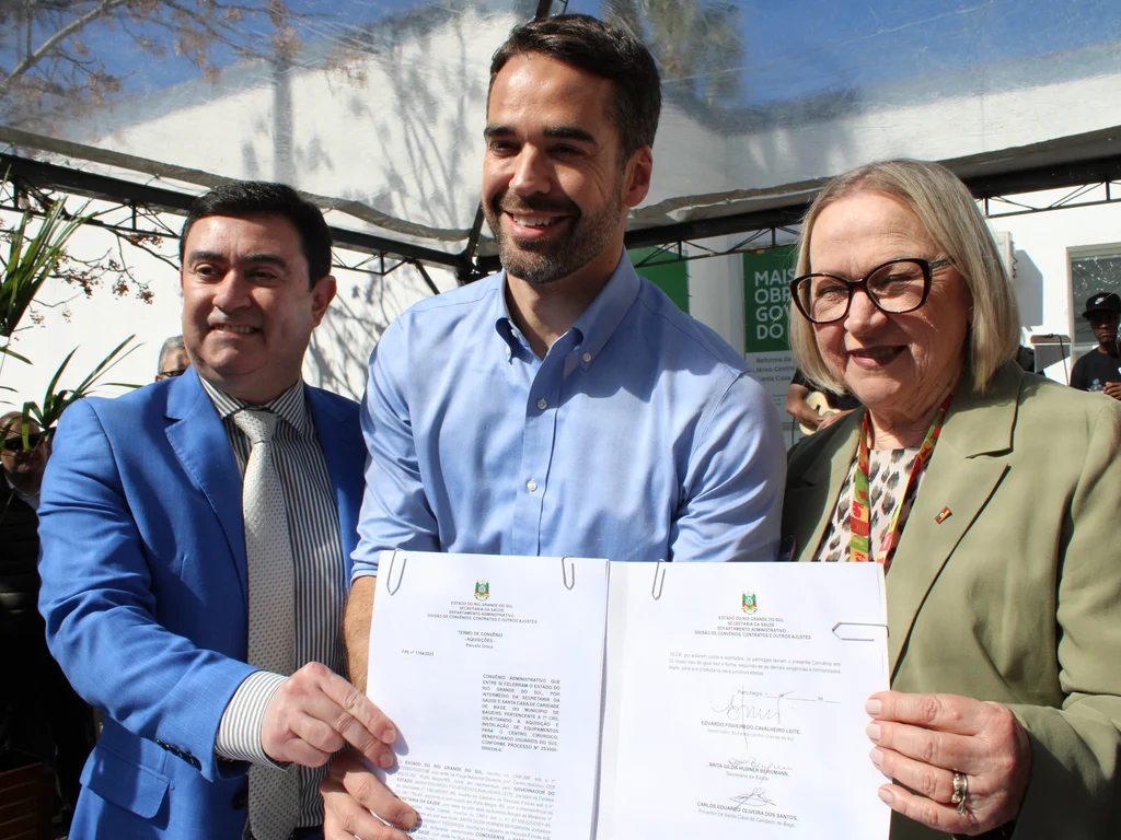 Governador inaugura obras na Santa Casa e detalha SUS gaúcho