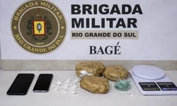 Suspeito tenta fugir, mas é preso por tráfico