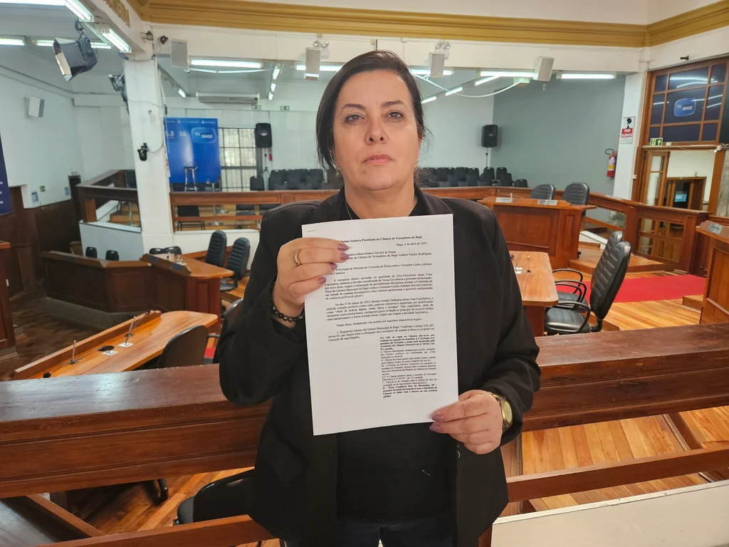 Beatriz Souza denuncia vereador à Comissão de Ética da Câmara