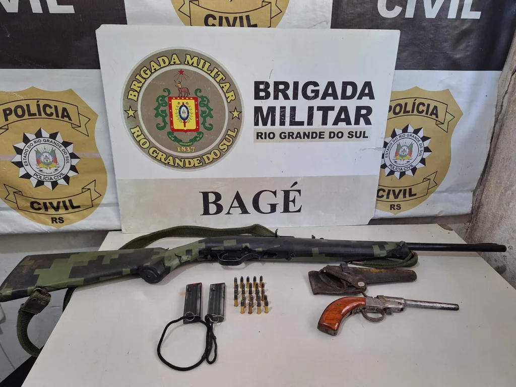 Homem é preso por porte e violência doméstica