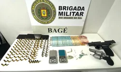 Brigada Militar apreende drogas e dinheiro