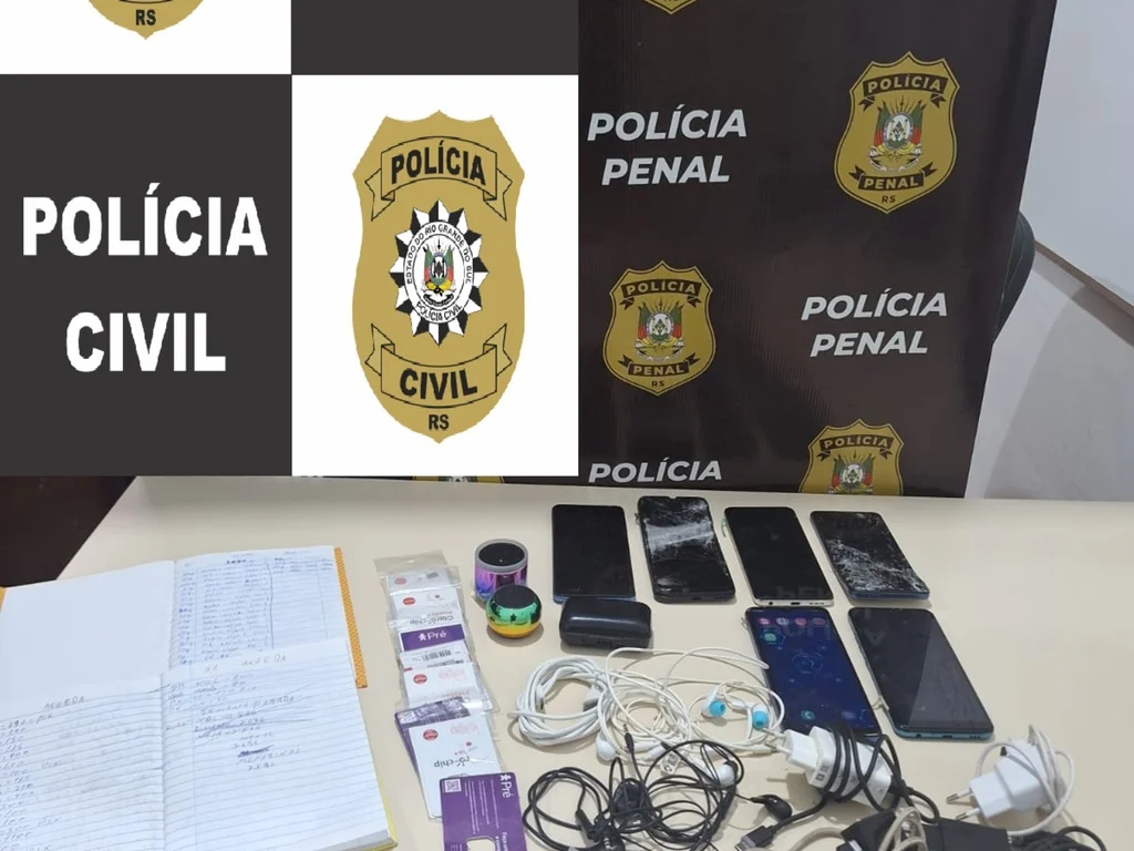 Civil apreende celulares e carregadores em cela