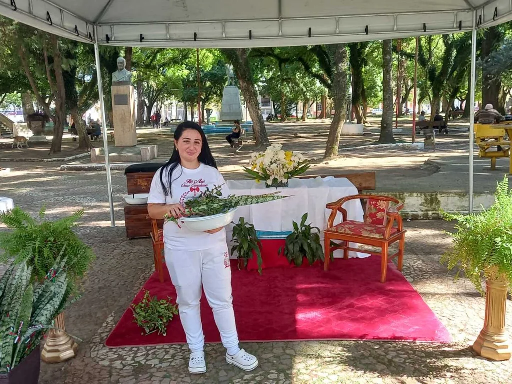 Procissão e banho de proteção marcam celebrações a Ogum