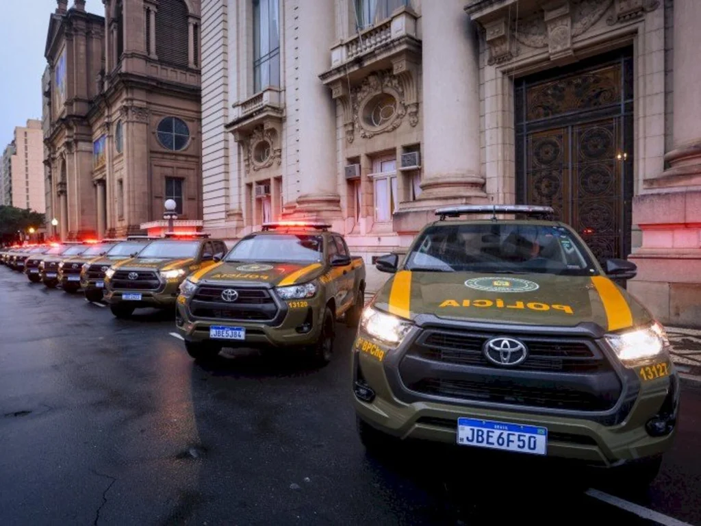 Brigada Militar recebe viaturas