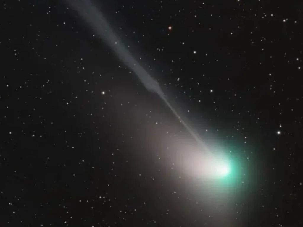 Cometa verde é atração até o dia 10 de fevereiro