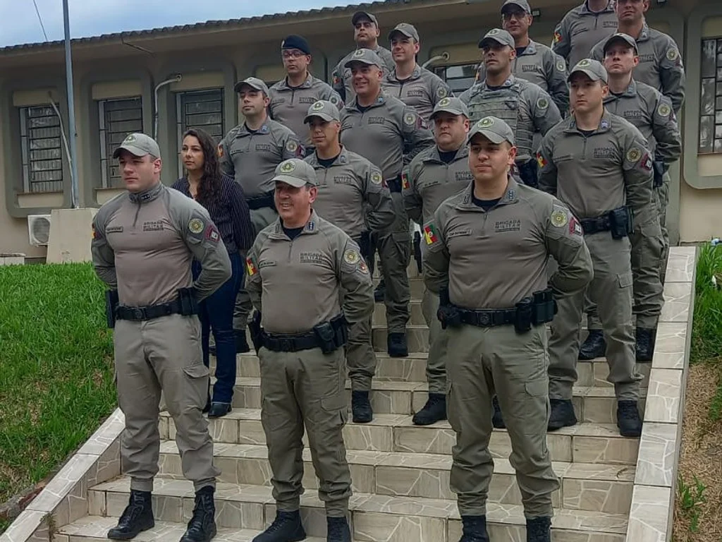 Novos sargentos passam a reforçar o 46º BPM em Bagé