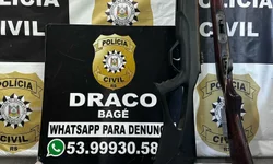 Jovem é preso no Getúlio Vargas com pistola 7.65