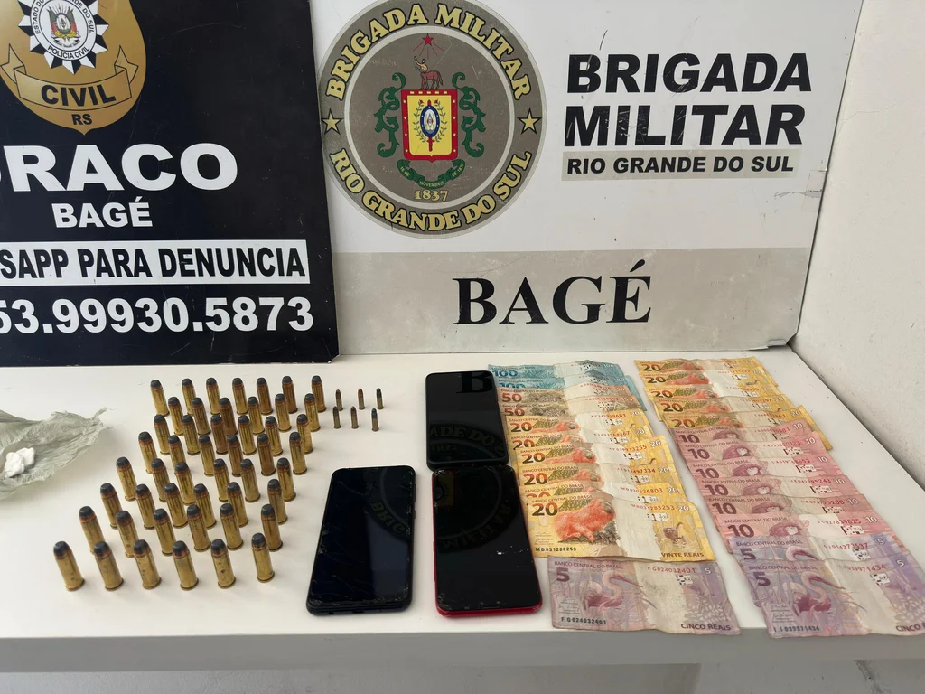Polícia Civil e Brigada Militar prendem um por tráfico de drogas