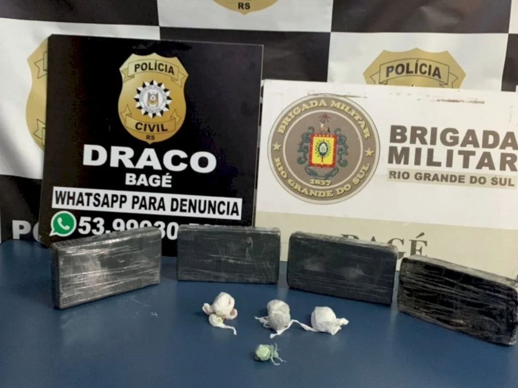 Polícia prende duas pessoas por tráfico