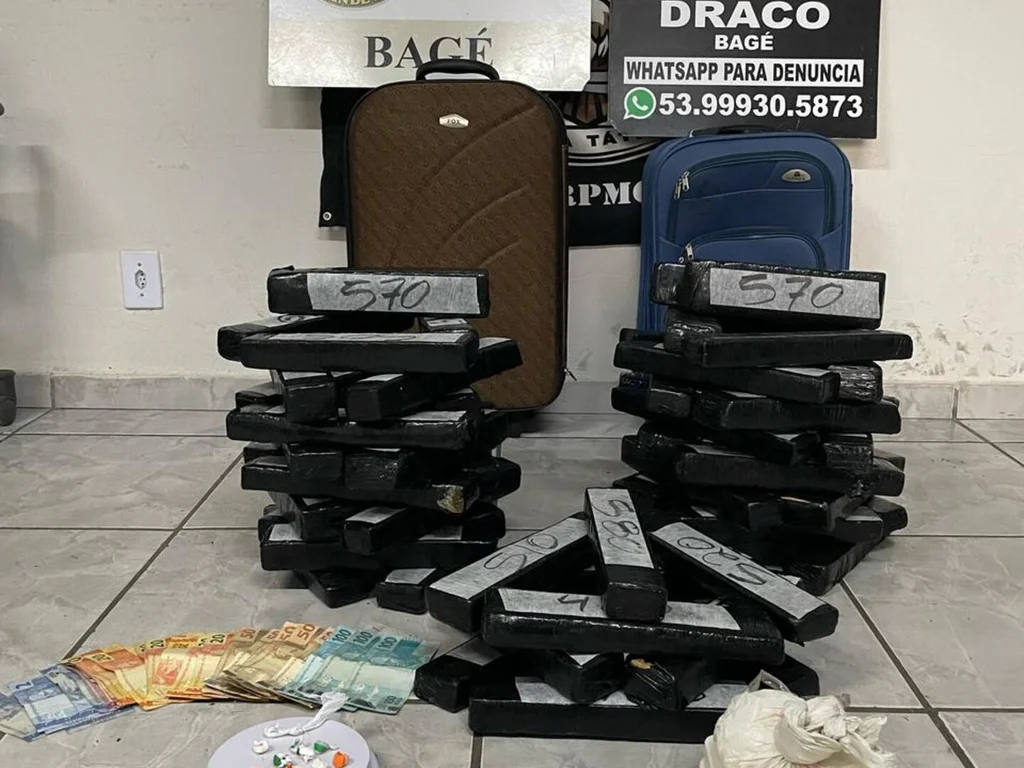 Civil e BM realizam operações integradas e apreendem 36 quilos de drogas