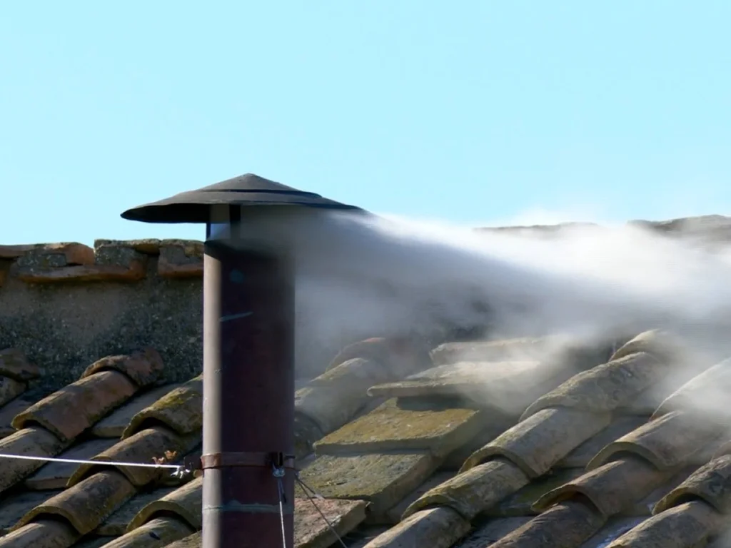 Fumaça branca sai da Capela Sistina, indicando a escolha do novo papa