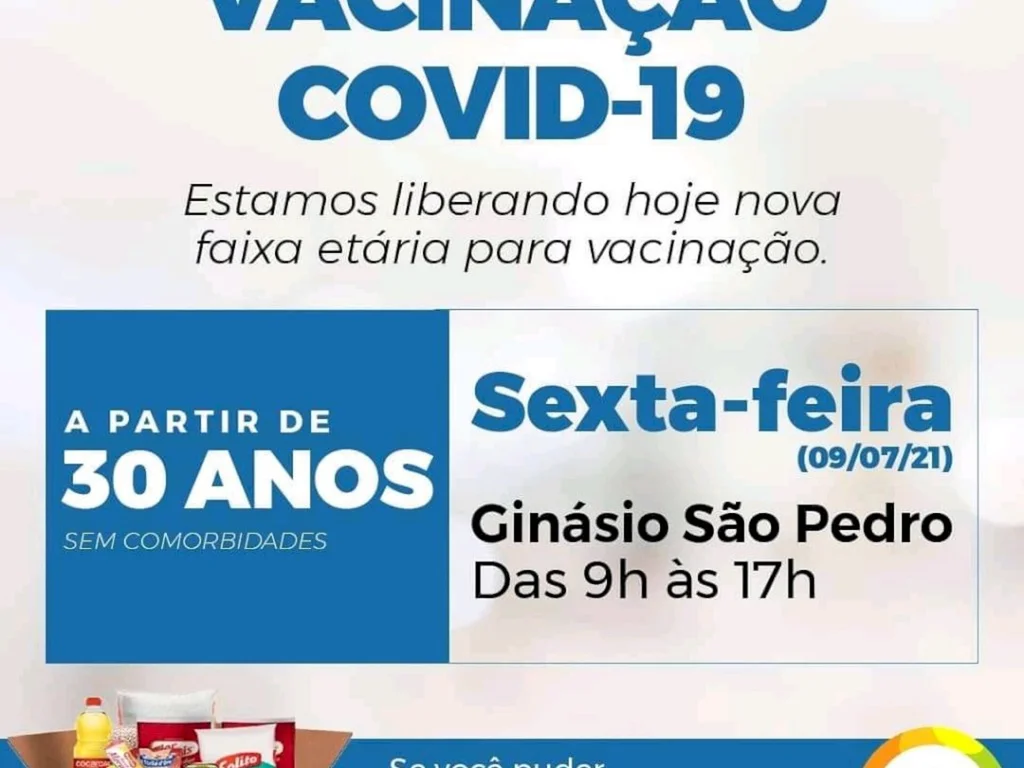 Bagé reduz idade de vacinação contra a covid-19