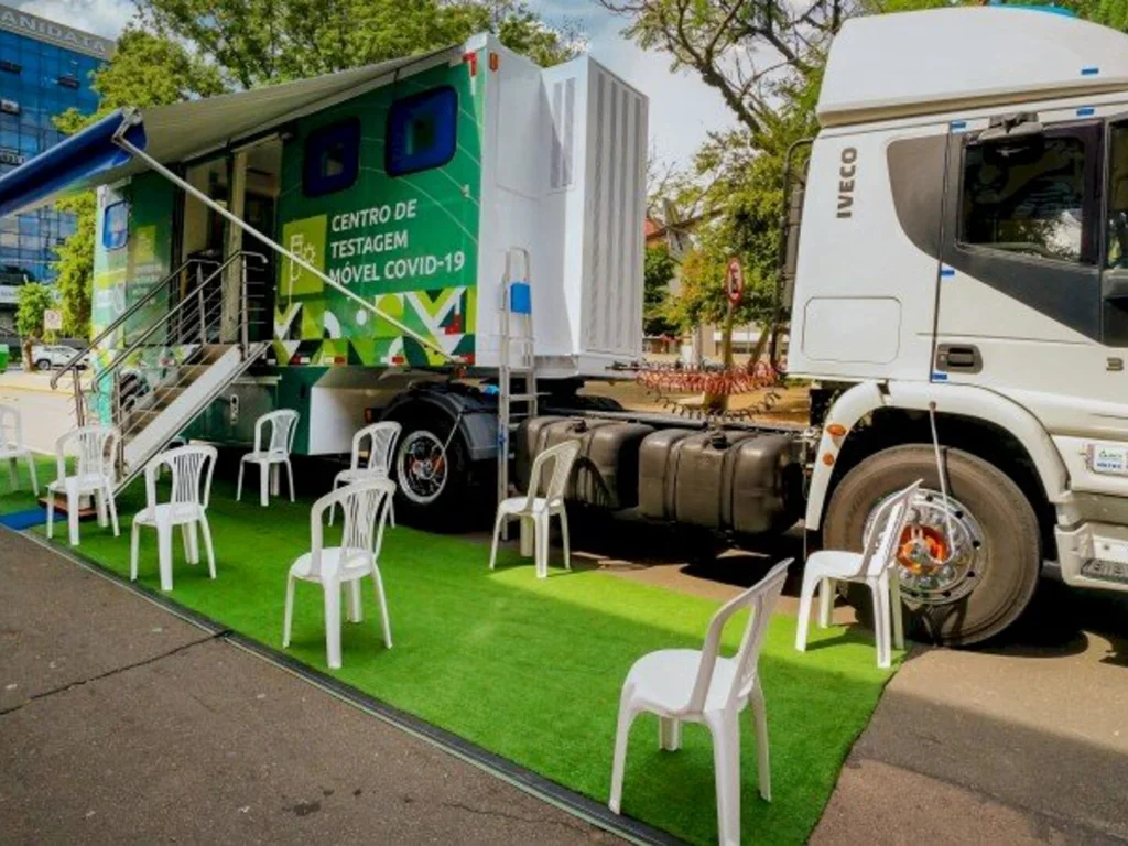 Começa testagem de caminhoneiros