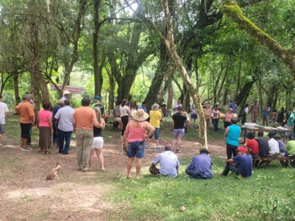 Festa no Camaquã por arquivo de projeto de mineração