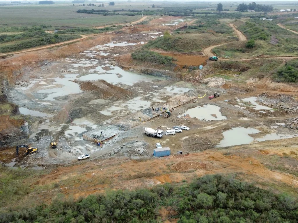 Barragem da Arvorezinha entra na fase de concretagem