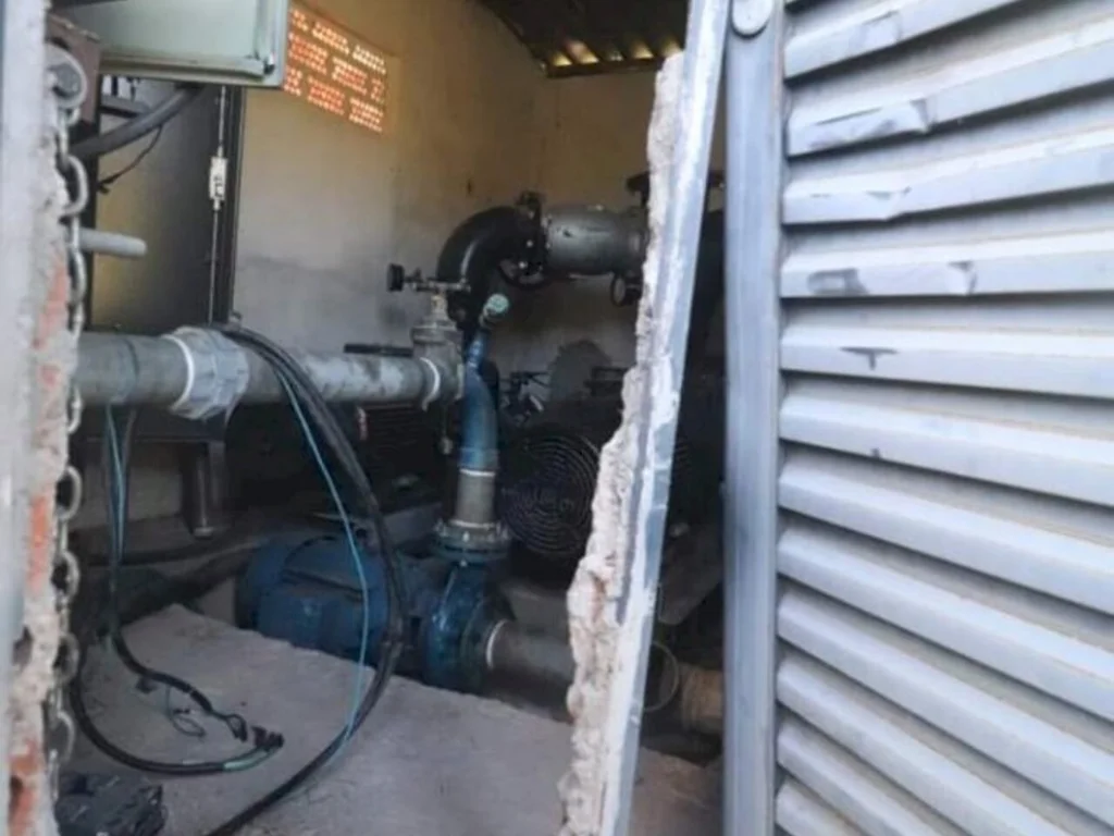 Candiota fica sem água após vandalismo