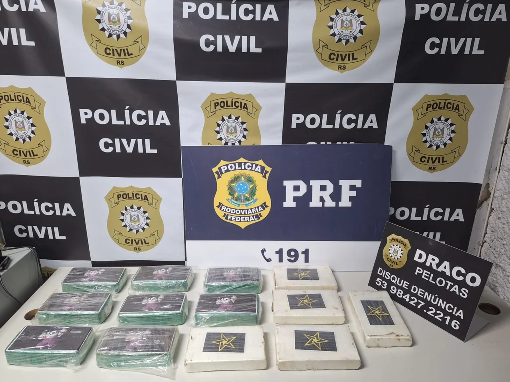Apreendidos mais de 13 quilos de drogas avaliadas em R$ 1 milhão