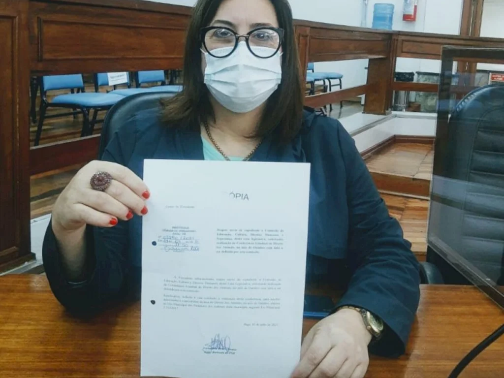 Vereadora  solicita conferência sobre animais