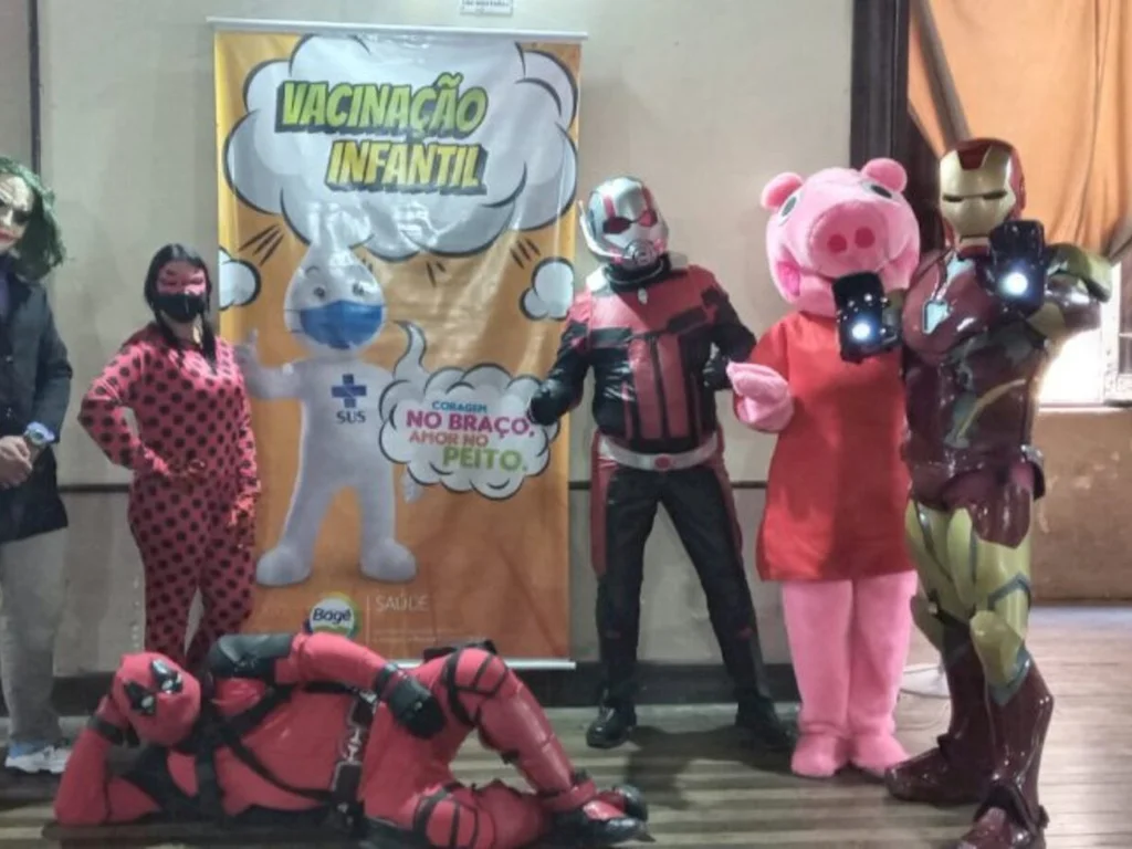 Vacinação em seis pontos é novidade neste sábado