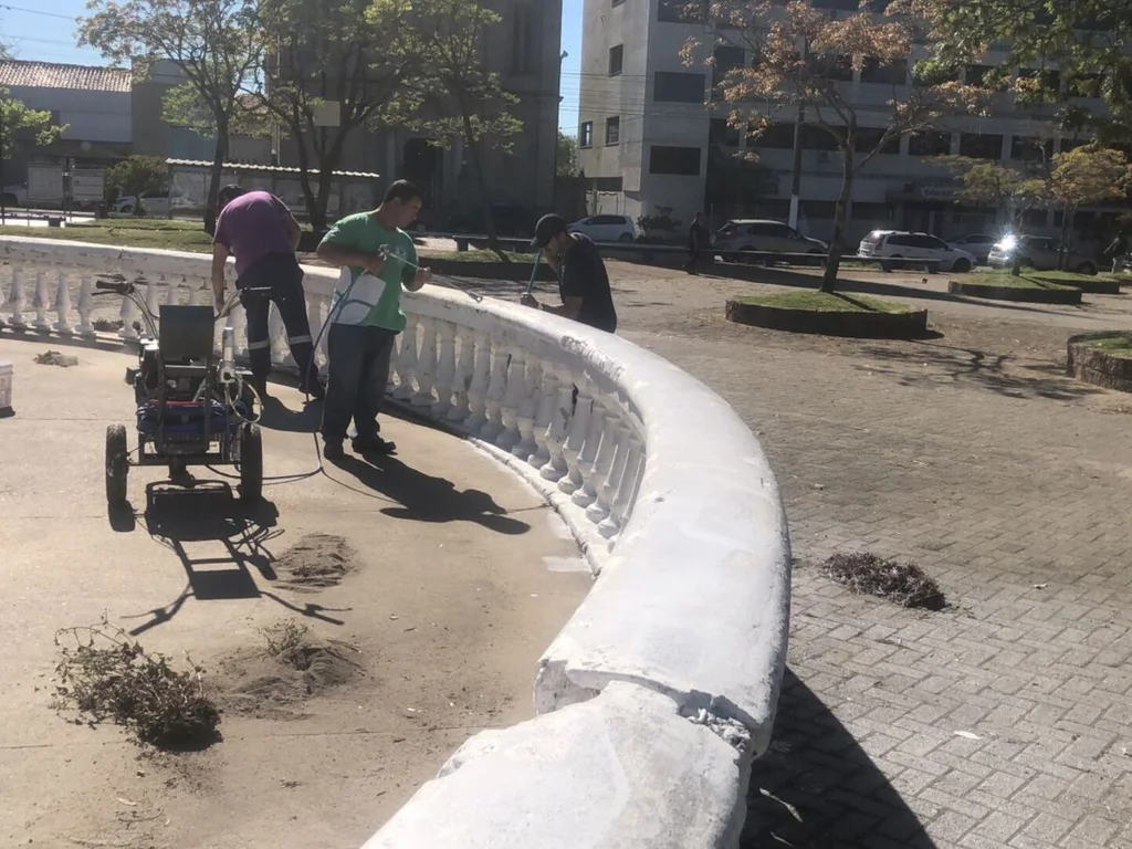 Começa revitalização da Praça de Esportes