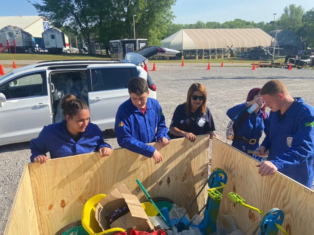 Estudantes fazer reconhecimento de percurso na NASA