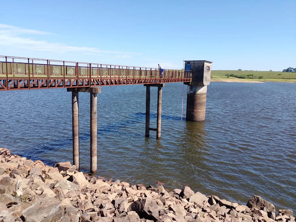 Sanga Rasa está 3,5 metros abaixo do normal