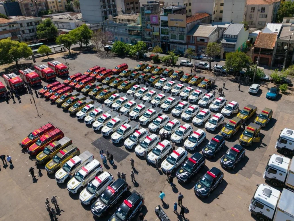 Estado entrega novas viaturas e armamentos para reforçar a segurança