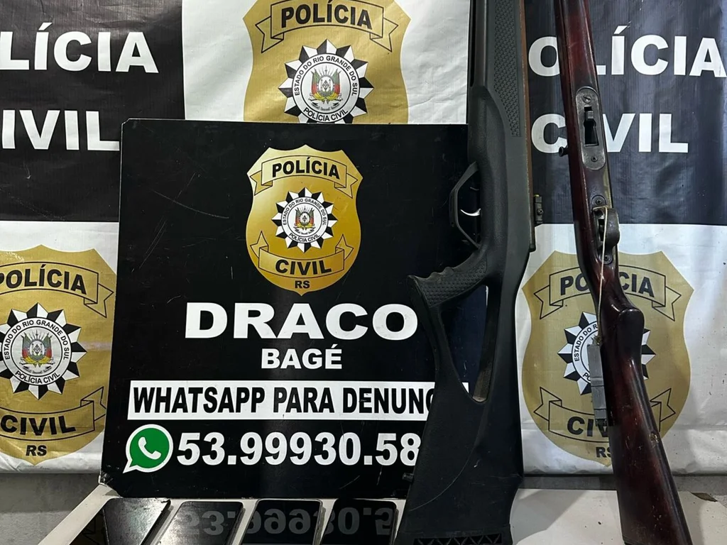 Draco apreende arma de calibre restrito no Passo das Pedras